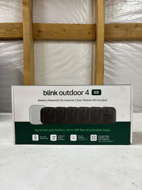 Blink Outdoor 4 XR SIX Camera System w/Sync Module XR BRAND NEW