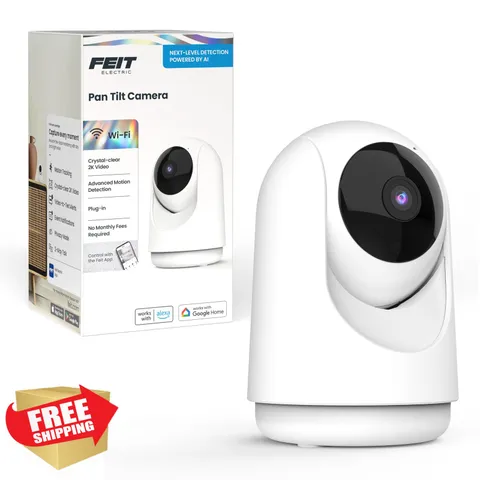 Feit Electric 2K Smart Pan Tilt WiFi Camera New Gen