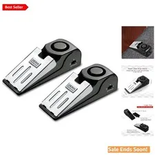 Adjustable Sensitivity Door Stop Alarm - 120dB Security for Home & Travel