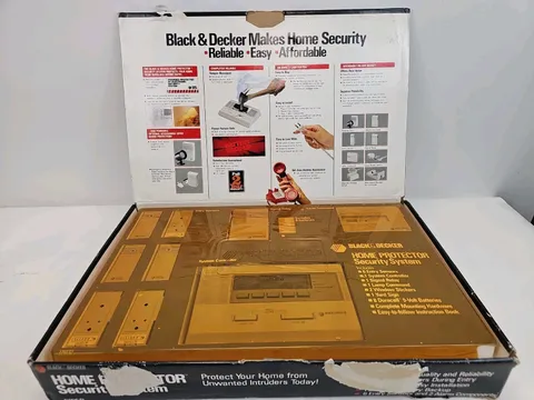Vintage Black & Decker Protector Security System Deluxe 9120B Old Stock Open Box