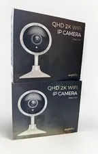 Camera Lot QHD 2K Wifi IP P160 Arpha Surveillance Two Units ~ Brand New
