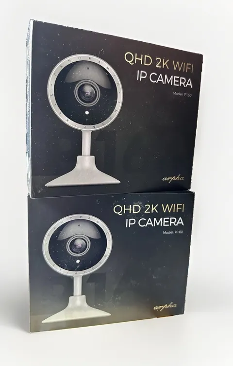 Camera Lot QHD 2K Wifi IP P160 Arpha Surveillance Two Units ~ Brand New