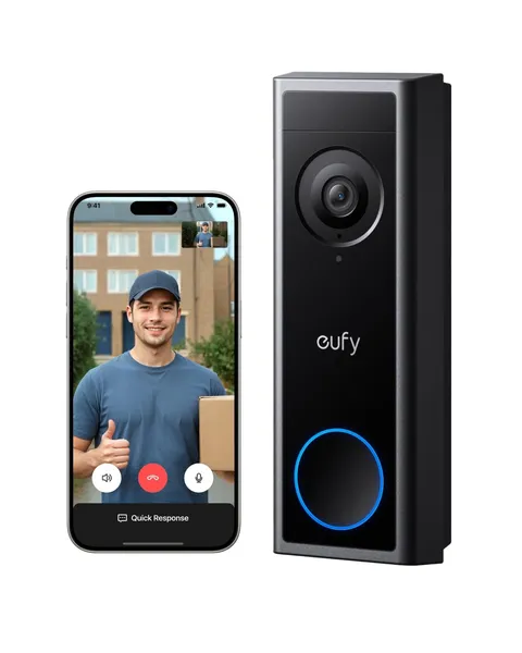eufy Security Video Doorbell Camera C30 Battery Powered 2K FHD 165° Ultra Wide