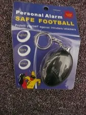 personal alarm safe football  black new