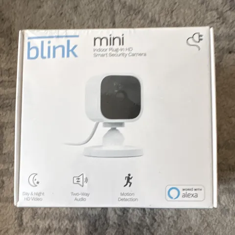 Blink Mini HD Indoor Plug-In Wi-Fi Camera, Motion Detection, 2-Way Audio NIB
