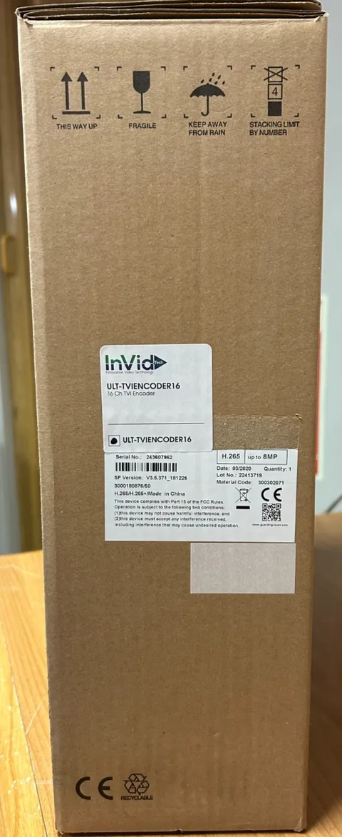 InVid ULT-TVIENCODER16 16 Channel Video Encoder