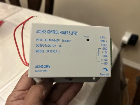 Door Access Power Supply Control DC 12V 3A /AC 110v~240V For Video Door Intercom