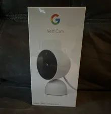 Google Nest Cam Indoor Wired 2nd Gen White 1080p Wi-Fi Works w/ Google Assistant
