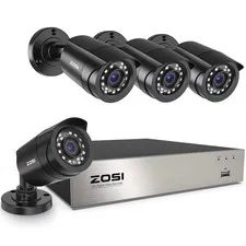3K Lite H.265+ Home Security Camera System,5Mp Lite 8 Channel Surveillance DVR a