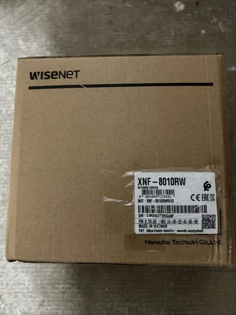Wisenet Hanwha Techwin XNF-8010RV Outdoor Fisheye Camera