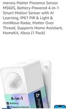 Meross Matter Smart Presence Sensor MS605