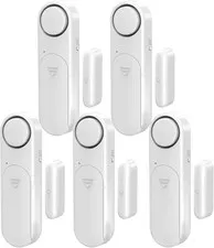Window and Door Alarm When Opened (5 Pack) for Kids Safety/Home Security, Slidin