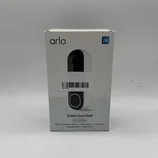 New Arlo  2K Video Doorbell Doorbell Camera Black AVD4001