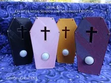 Coffin Music Box - Ghost Hunting Equipment PIR Infrared Motion - Shadow Detector
