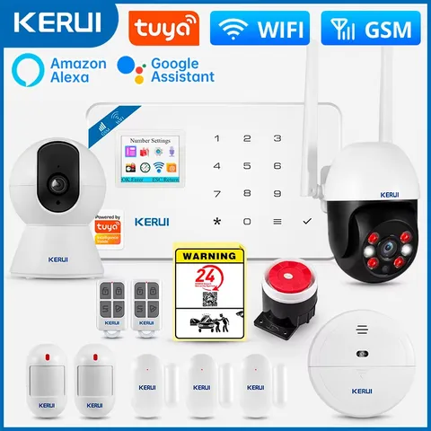 GSM W181 WiFi Home Alarm System | Door & Motion Detectors | Compatible