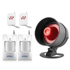 Home Security Protection Burglar Alarm System Host Loud Siren Horn Sensor Alarm