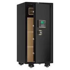 TIGERKING 11.5CuFt Safe 108lb, Digital Lock, Shelves, Box Damaged Unit OK