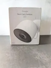 Google Nest Cam Outdoor 2K Wired IP Camera, Weatherproof HDR, Wi-Fi, White