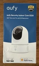 EUFY Security 2K E220 indoor cam Pan & Tilt plug-in camera - - Scratch & Dent