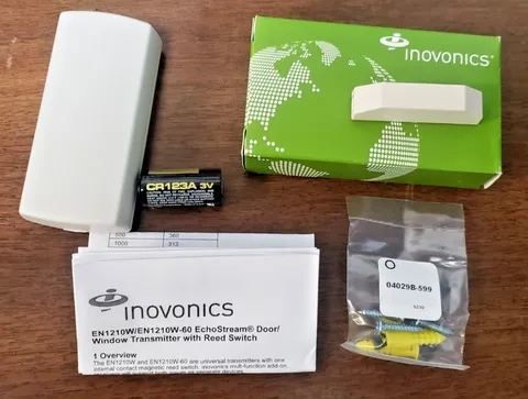 NEW Open Box Inovonics EN1210W EchoStream Door/Window Transmitter W/ Reed Switch