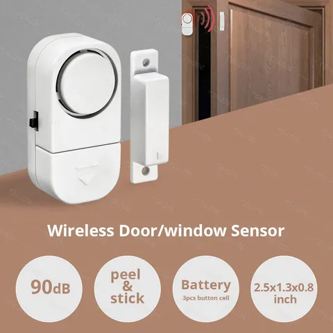 10PCS WIRELESS Home Window Door Burglar Security ALARM System Magnetic Sensor