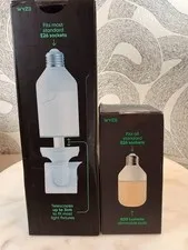 Wyze Bulb Cam + Accessory Bulb Bundle E26 800 Lumens Security Camera New