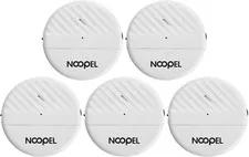 Glass Break Sensor 5 Pack, 125Db Loud Vibration Window Alarms for Home Security,