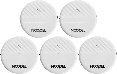 Glass Break Sensor 5 Pack, 125Db Loud Vibration Window Alarms for Home Security,