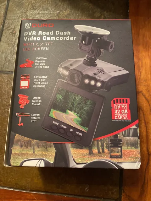 Aduro, DVR, Road Dash Cam, Video Camcorder, New