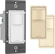 Radiant 600W Occupancy Motion Sensor Light Switch, 180 Degree Coverage, Auto On/