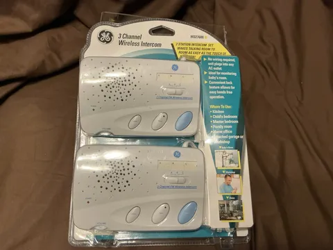 General Electric Three Channel Wireless Intercom New. 