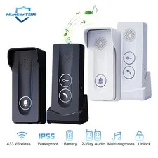 Wireless Intercom Doorbell 1KM Long Range Hand Free 2 Way Audio Door Bell