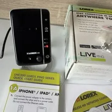 New Lorex LNC204 HD WiFi Home Security Camera IP Network Video Working CCTV