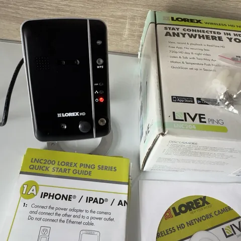 New Lorex LNC204 HD WiFi Home Security Camera IP Network Video Working CCTV