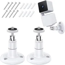 Wall Mount Kit for Wyze Cam Pan V3/ Wyze Cam V4/V3 - 2 Pack White