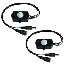 2 Pack  PIR Motion Activated Sensor Switch,Dc 12V~30V 3A Occupancy Sensor Switch