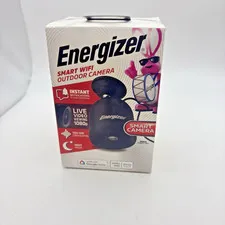 Energizer Smart 1080p Outdoor Camera Black-WIFI Security-Night Vision-New READ