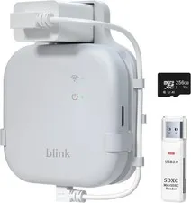 256GB Micro SD Card & Outlet Wall Mount for Blink Sync Module XR with Short C...