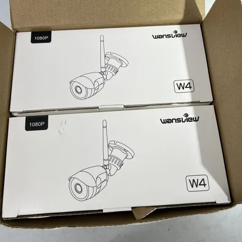Wansview W4 Wireless 1080p WiFi Home Outdoor Security Surveillance Cameras 2x