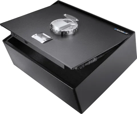 Barska AX11556 Fingerprint Top Opening Security Drawer Safe 0.23 CuFt