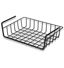 Hanging Shelf Document Basket, 76012 - Coated Wire Basket Maximizes Storage f...