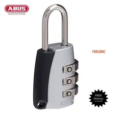 ABUS Padlock  -155/20 -20mm -Resettable Combination Padlocks-FREE POST 15520