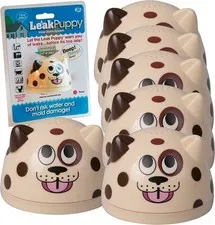 Water Leak Monitoring Sensor w/ Alarm 6 Pack Leak Puppy Electronic Flood