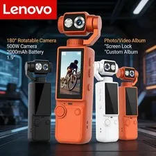 Lenovo 4K Hd Wifi Sports Wearable Camera Hold In Hand Travel Bicycle Driver Reco