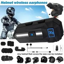Waterproof Motorcycle Helmet Headset Wireless Bluetooth Headphone Bluetooth 5.3