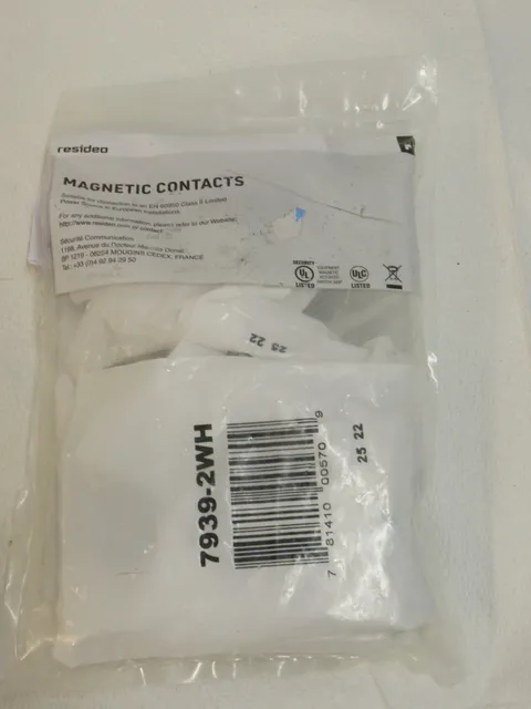 Honeywell Home Resideo 7939-2WH Surface Mount Contact 1" Gap Pack of 5