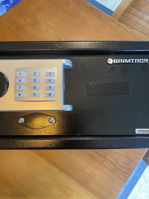 Stalwart Safe Box Digital Security Box with Keypad and Manual Override Key