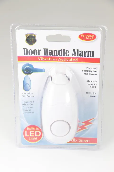 Portable Door Handle 98dB Alarm with LED Light U52B