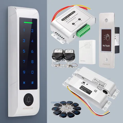 HOMSECUR Weatherproof IP66 APP WIFI Password RFID Access Control Anti-Tamper