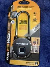 Cargo Maxx 081-95410 Cargo Maxx Fingerprint Padlock Long Shank